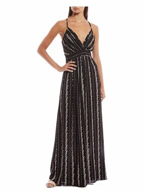 Floral Black Maxi Dress